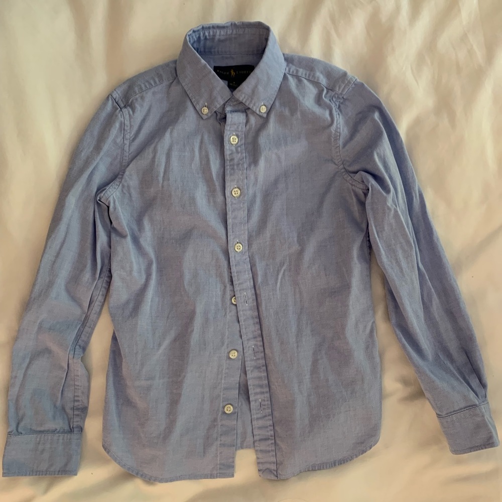 Ralph Lauren Cotton Oxford Shirt Size 8